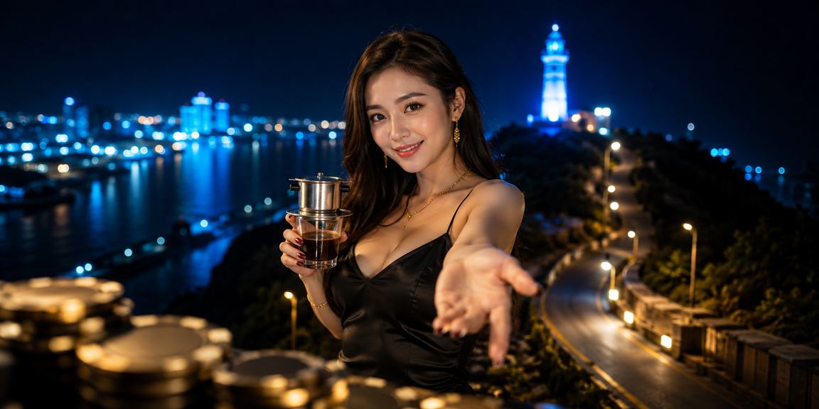 Người dùng Vũng Tàu thưởng thức cà phê và tìm hiểu các ưu đãi cá cược trực tuyến