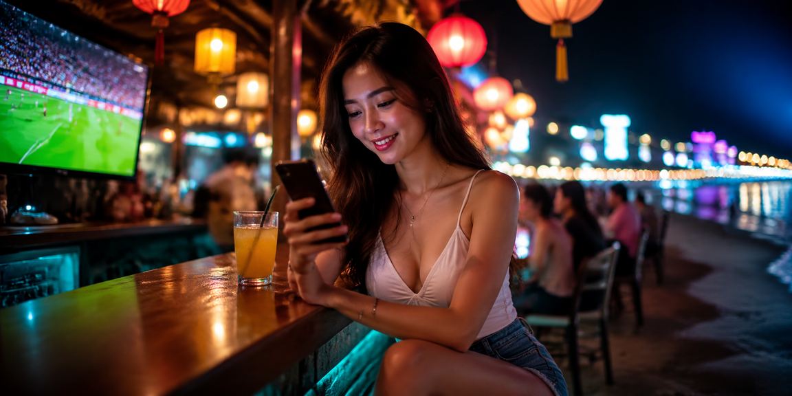 Nhóm bạn trẻ tại Vũng Tàu cùng nhau xem và cá cược bóng đá trực tuyến